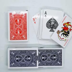 MARKED CARD DECK BICYCLE CARD BACK DESIGN SET OF 2 (RED & BLUE) / SPY MARK PLAYING CARD DECK