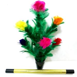 FLOWER FROM GOLDEN MAGIC WAND ON POT