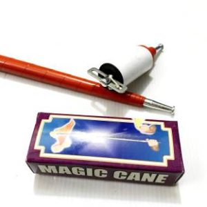 SUPER APPEARING CANE DELUX (RED) MAGIC TRICK / CLASSIC RED APPEARING CANE MAGIC / RED EXTENDABLE STAFF