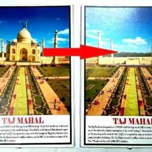 TAJ MAHAL VANISH PICTURE MAGIC TRICK / TAJ MAHAL VANISH PHOTO