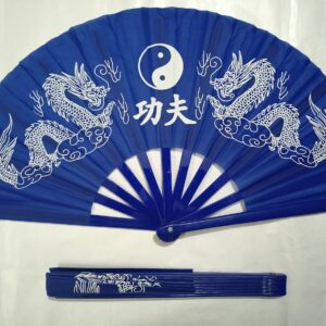PRODUCTION FAN (BLUE) / CHINESE DRAGON FAN