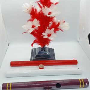 COLOR CHANGING CANDLE TO FLOWER MAGIC / RED WHITE CANDLE TO FLOWER