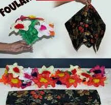 FOULAND MAGIC / CLOTH TO FLOWERS MAGIC (4 FLOWERS)