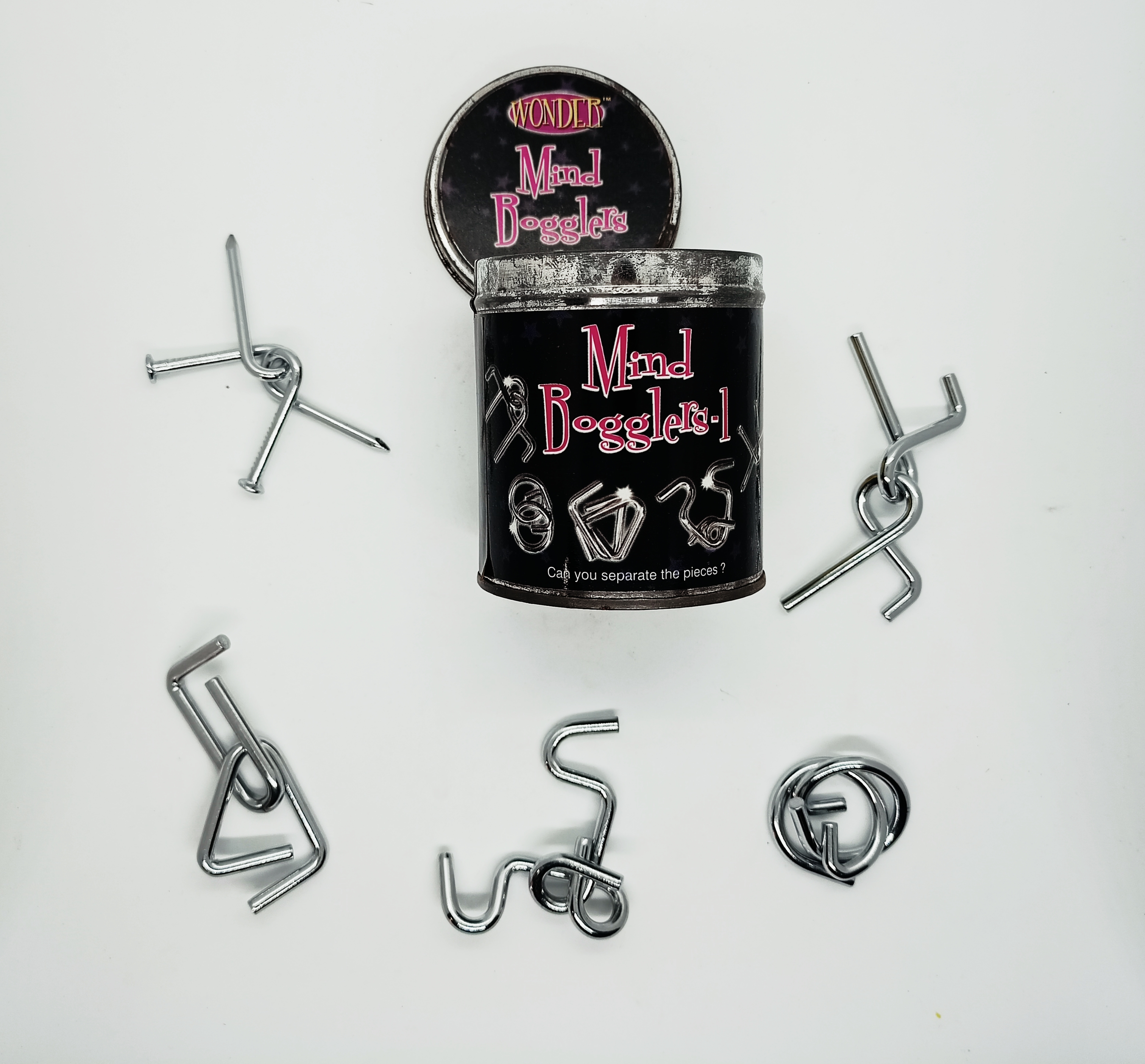 MIND BOGGLERS 1 (SET OF 5 METAL PUZZLES) / WONDER PUZZLE SET