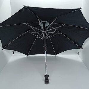 Production Magic Umbrella (14 INCH) Black / Body Loading Umbrella of Magician / AUTOMETIC Open Parasol for Production Magic