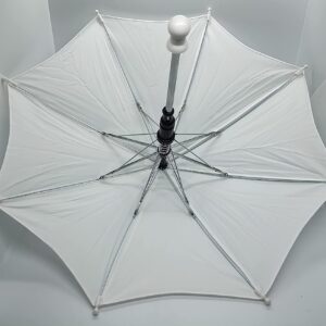 WHITE PRODUCTION MAGIC UMBRELLA (14 INCH) / WHITE PARASOL MAGIC