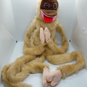 Ventriloquism Talking Monkey Puppet (FUR Cloth) / Ventriloquist Monkey Doll