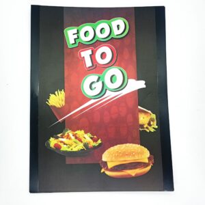 FOOD TO GO MAGIC TRICK / MENU CHART TO FOOD MAGIC / BURGER APPEAR MAGIC