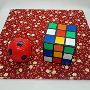 DROP CHANGE CUBE MAGIC / RUBIK CUBE TO BALL ON TRAY MAGIC TRICK