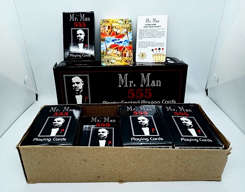 MR.MAN MARKED PLAYING MAGIC CARD (SET OF 12) / CHEATING CARD MAGIC / SPY MENTALISM MARK CARD - Image 2