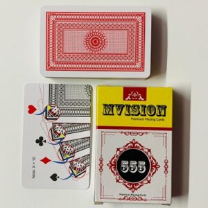MVISION 555 MARKED CARD DECK MAGIC RED / SPY MARK CARD PACKET 555 / CHEATING MARK CARD 555 / MENTALISM MARKED CARD PACK