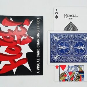 HOLD IT CARD MAGIC TRICK / HOLD IT GAFF CARD MAGIC / GIMMICK VISUAL CARD CHANGE MAGIC