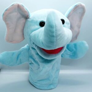 ELEPHANT VENTRILOQUISM HAND PUPPET / VENT ELEPHANT PUPPET / TALKING ELEPHANT PUPPET