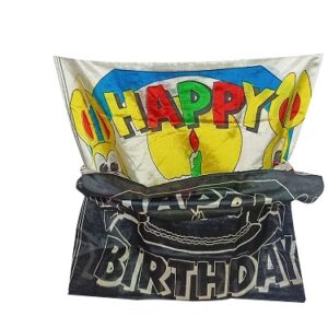 COLOR CHANGING HAPPY BIRTHDAY SILK MAGIC / BLACK & WHITE TO COLOR BIRTHDAY SILK MAGIC TRICK