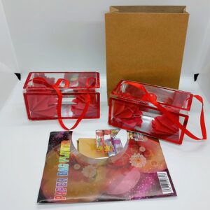 IMPORTED PAPER BAG FLOWER BOX MAGIC (2 BOXES) / MINI DREAM BAG MAGIC / PAPER BAG TO BOX MAGIC TRICK