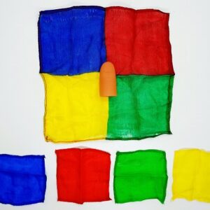 THUMB TIP SILKS TO THUMB BLENDO MAGIC TRICK / SILKS TO CLOTH MAGIC TRICK