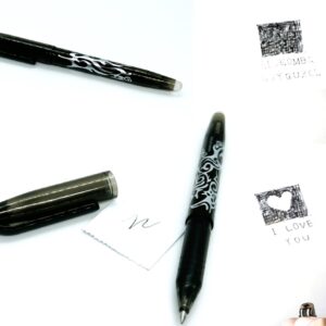 HEAT VANISH PEN MAGIC (BLACK) / HEAT VANISHING WRITTING PEN TRICK