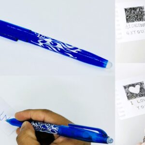 HEAT VANISH PEN MAGIC (BLUE) / HEAT VANISHING WRITTING PEN TRICK