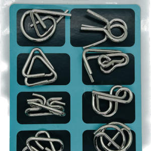 METAL PUZZLE KIT SET PART-2 (Set of 8) / Metal Brain Puzzle