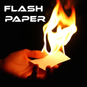 FLASH PAPER MAGIC (20CM X 20CM) / BAKERY FIRE PAPER MAGIC TRICK