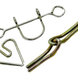 I LOVE U PUZZLE SET (METAL) / HEART & U PUZZLE SET