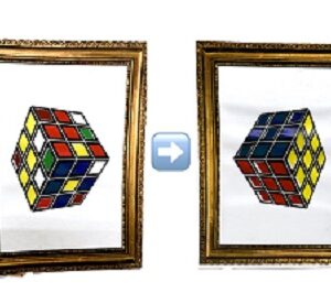 RUBIK CUBE PICTURE SOLVE MAGIC TRICK