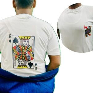 MENTALIST QUEEN KING PREDICTION T-SHIRT MAGIC TRICK / QUEEN KING PREDICTION T SHIRT MAGIC (AVAILABLE SIZES S,M,L,XL,XXL)