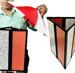 TRIANGLE PRODUCTION BOX MAGIC TRICK / FOLDABLE TRIANGLE PRODUCTION BOARD