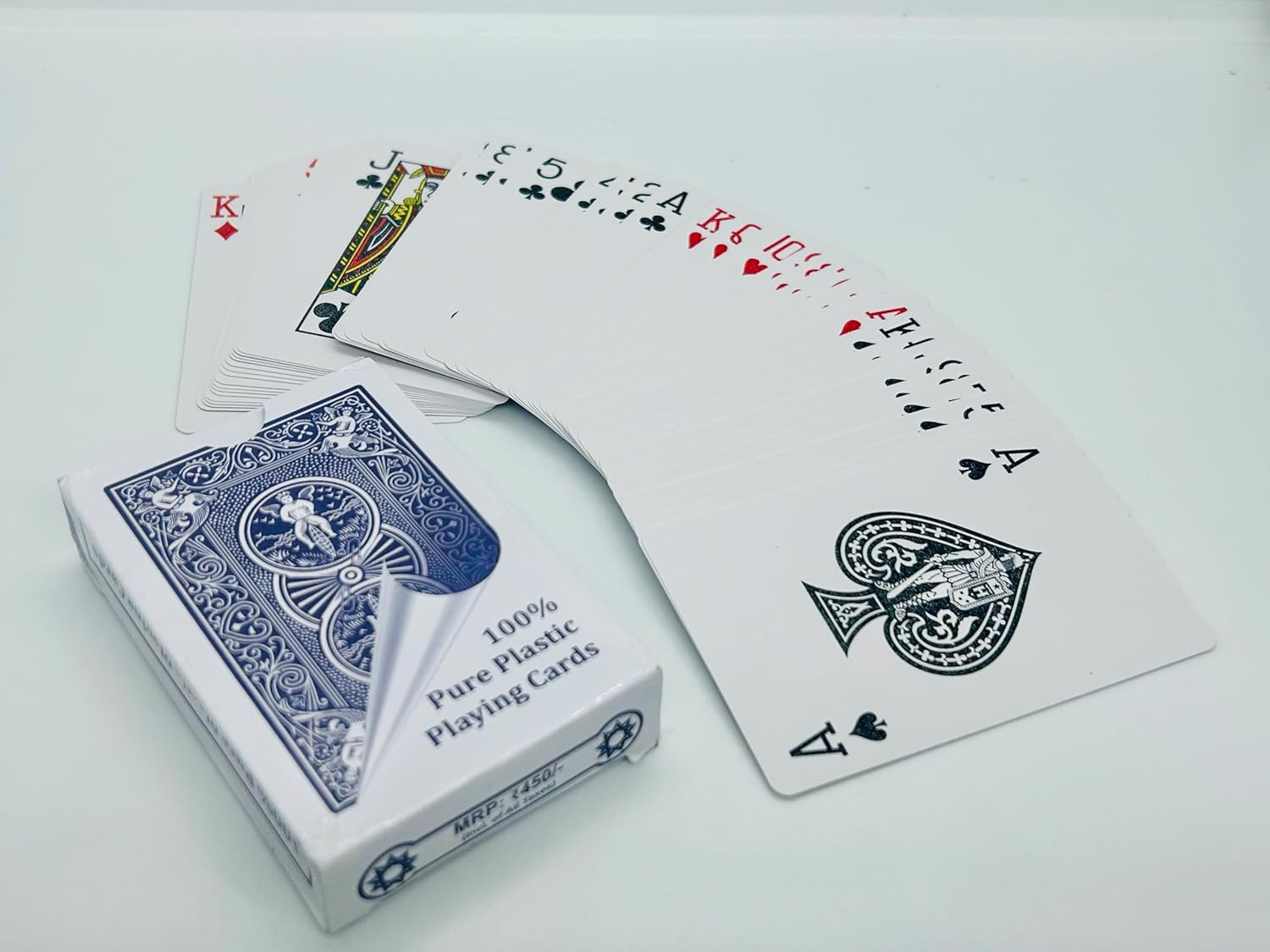 Marked Playing Card Bicycle Design (Blue) SPY Mark Bicycle Card