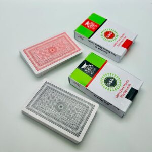 555 Plastic Mark Card Deck Set of 2 (Red & Black) / 555 Marked Playing Card (Plastic)