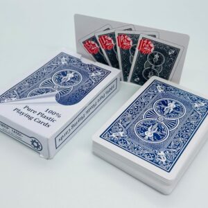 Marked Playing Card Bicycle Design (Blue) / SPY Mark Bicycle Card Packet (Plastic Deck)