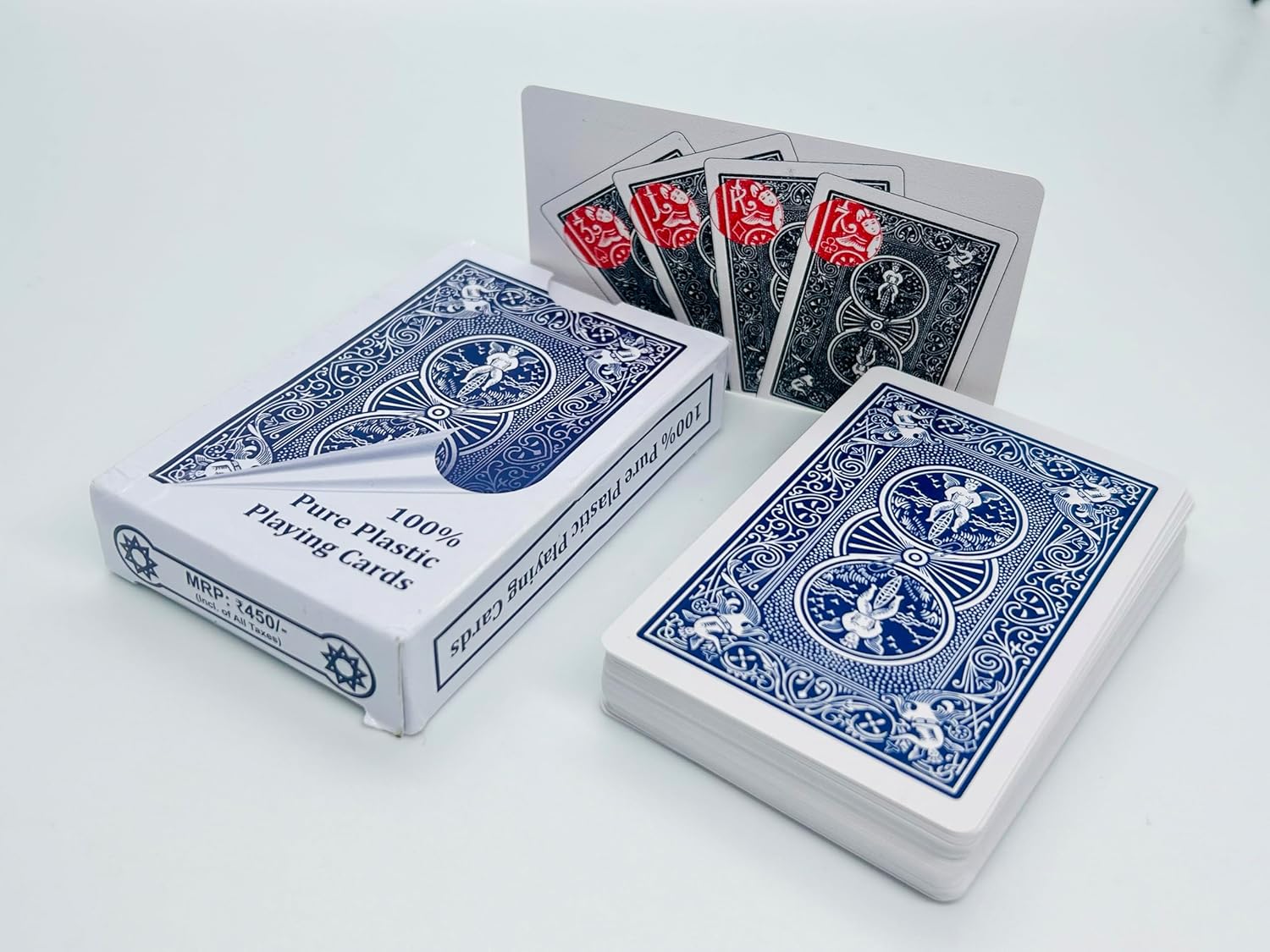 Marked Playing Card Bicycle Design (Blue) SPY Mark Bicycle Card