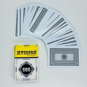 555 MVISION PLASTIC MARK CARD DECK (BLACK) / 555 MARKED PLAYING CARD (PLASTIC)