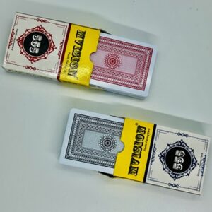 555 MVISION PLASTIC MARK CARD DECK SET OF 2 PCS (BLACK & RED) / 555 MARKED PLAYING CARD (PLASTIC)