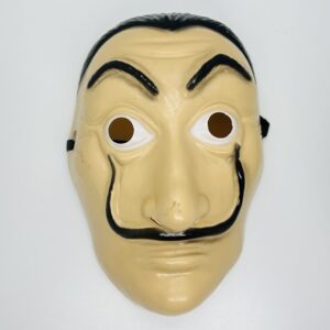 MONEY HEIST SALVADOR DALI FACE MASK / SALVADOR DALI CASA DE PAPEL FACE MASK (PLASTIC) / FANCY PARTY MASK