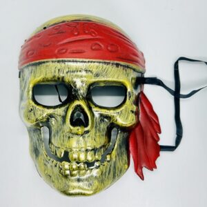 PIRATE GHOST HALLOWEEN PARTY MASK (PLASTIC) / FANCY PARTY MASK / PIRATES SKULL MASK