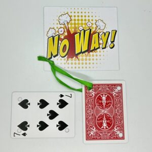 NO WAY BICYCLE GAFF CARD MAGIC TRICK / NOWAY CARD