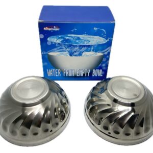 SMART WATER BOWL MAGIC TRICK (METAL) / WATER FROM EMPTY BOWL MAGIC