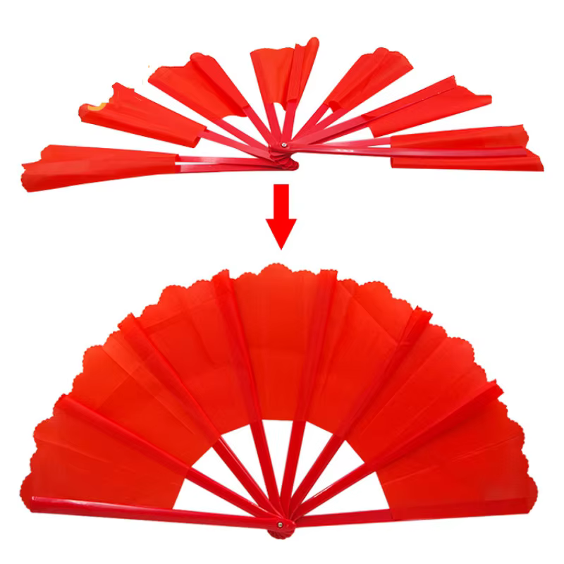Break Away Fan Magic Trick (Red) / Comedy Break Away Fan Magic