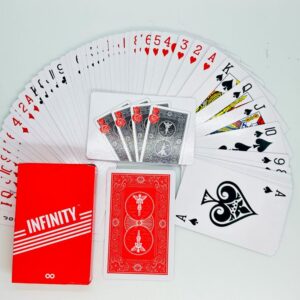 INFINITY MARK MAGIC PLAYING CARD DECK (RED) / INFINITY CHEATING PLAYING MARKED CARD