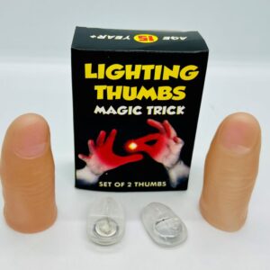 LIGHTING THUMB TIP MAGIC / DELIGHT THUMB LIGHT MAGIC TRICK (SET OF 2)