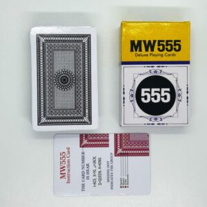 MW555 MARK CARD DECK MAGIC TRICK (BLACK) / MARKED PLAYING CARD / CERATING 555 PLAYING CARD