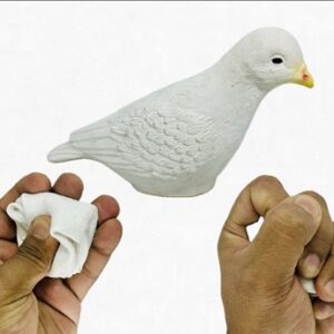 VANISHING DOVE MAGIC TRICK (LATEX) / FAKE RUBBER DOVE MAGIC / APPEARING DOVE PROP