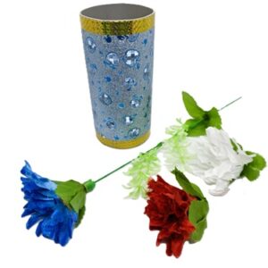 COLOR CHANGING FLOWER MAGIC TRICK (3 FLOWERS)