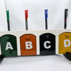 ABCD PREDICTION MENTAL MAGIC TRICK (WOODEN)