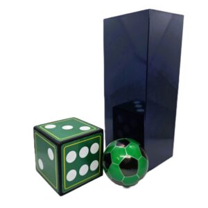 DICE TO BALL TUBE MAGIC TRICK (WOODEN)