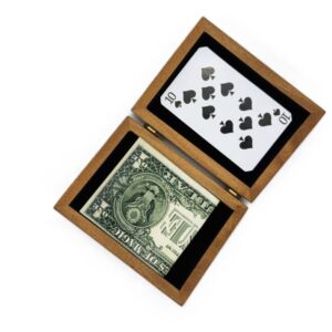CARD CHANGING BOX MAGIC TRICK (WOODEN)